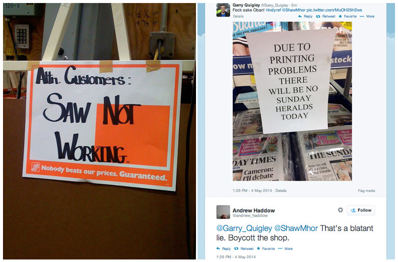 Companies masking their shortcomings