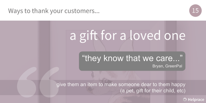 Way to Thank Customers 15
