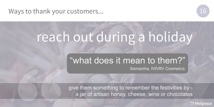 Way to Thank Customers 16