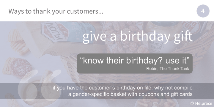 Way to Thank Customers 4