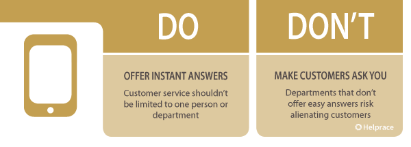 better at customer service