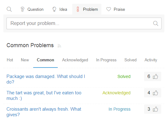 Customer Community Problems