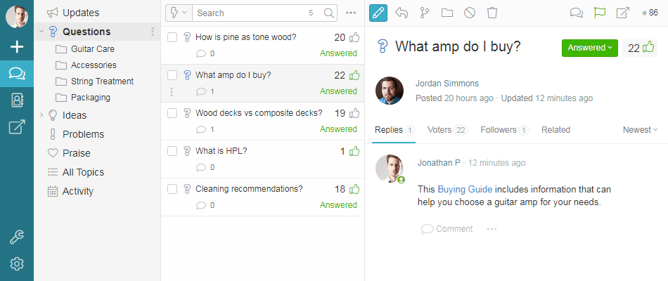 Helprace: Community Management