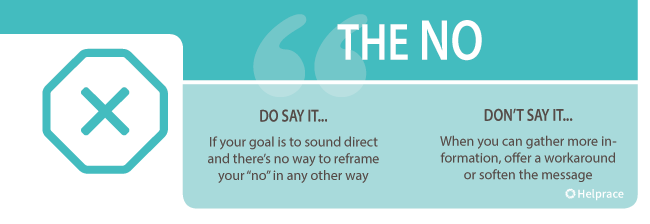 saying no 1